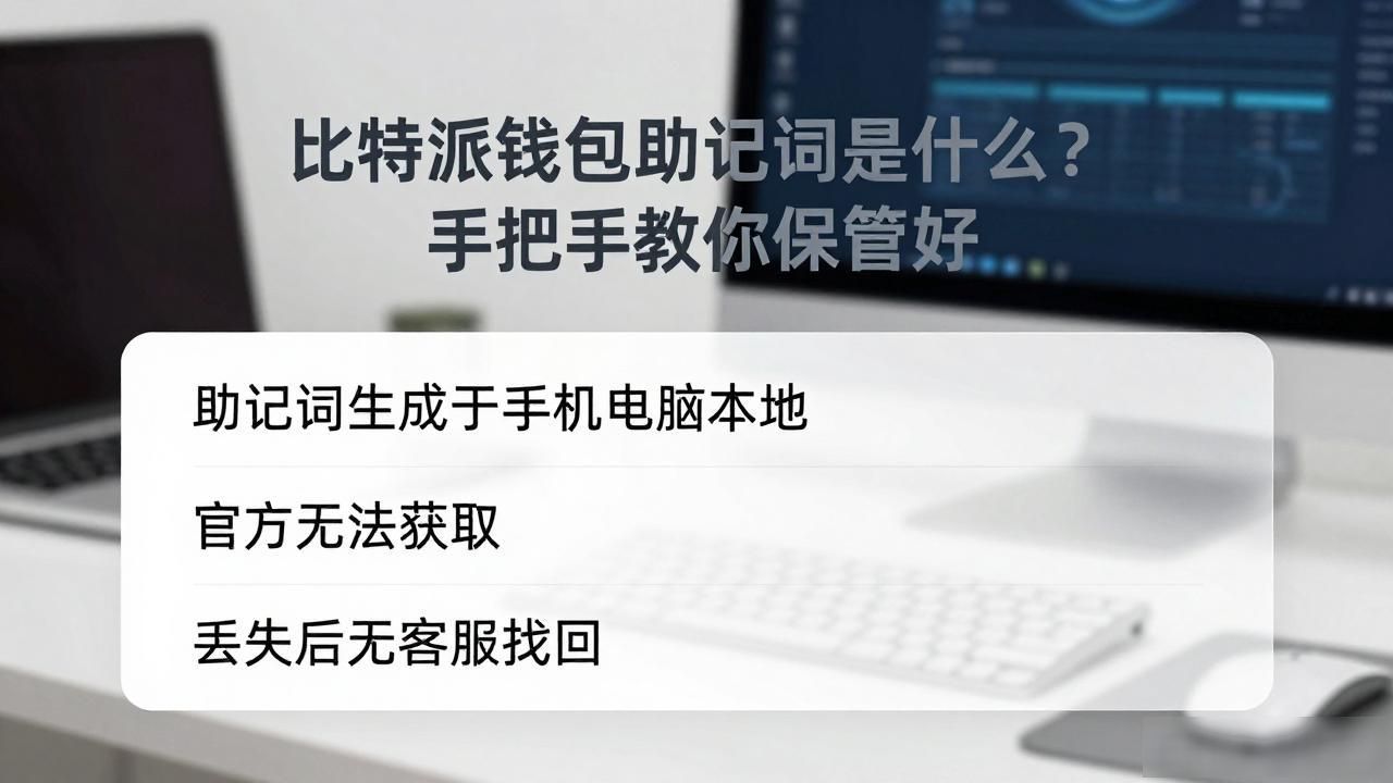 比特派钱包助记词是什么？手把手教你保管好