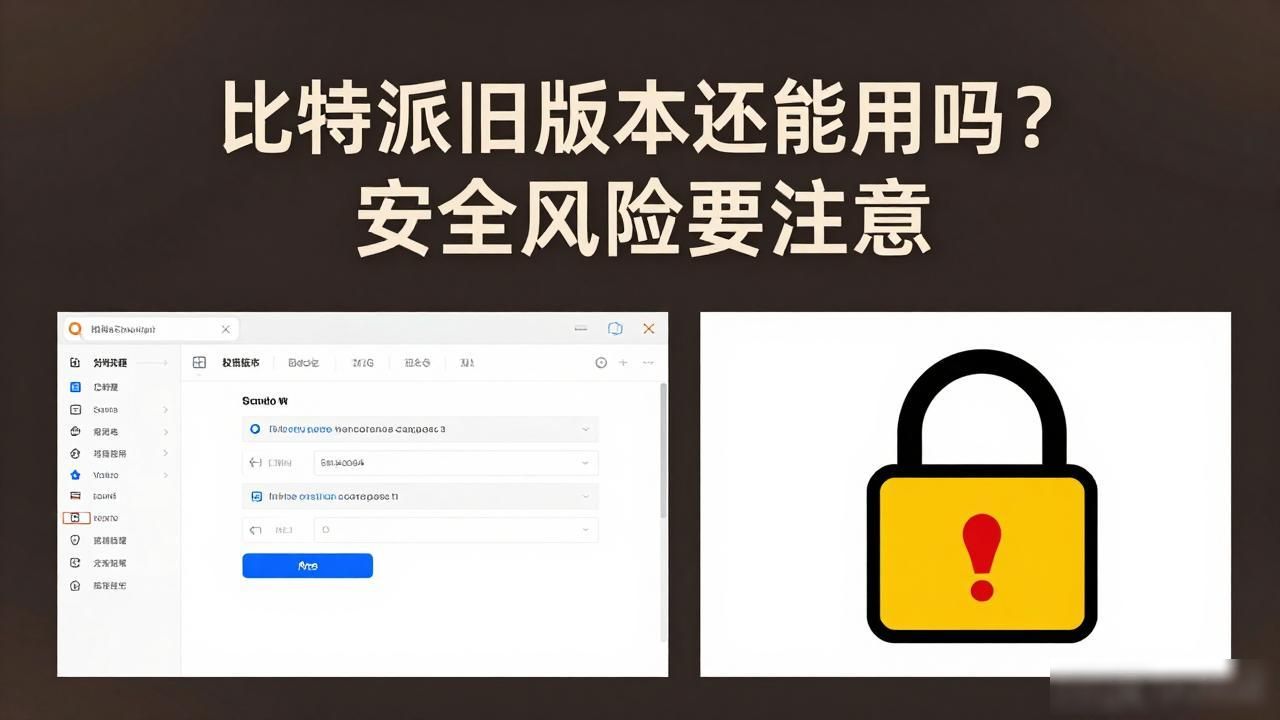 比特派旧版本还能用吗？安全风险要注意