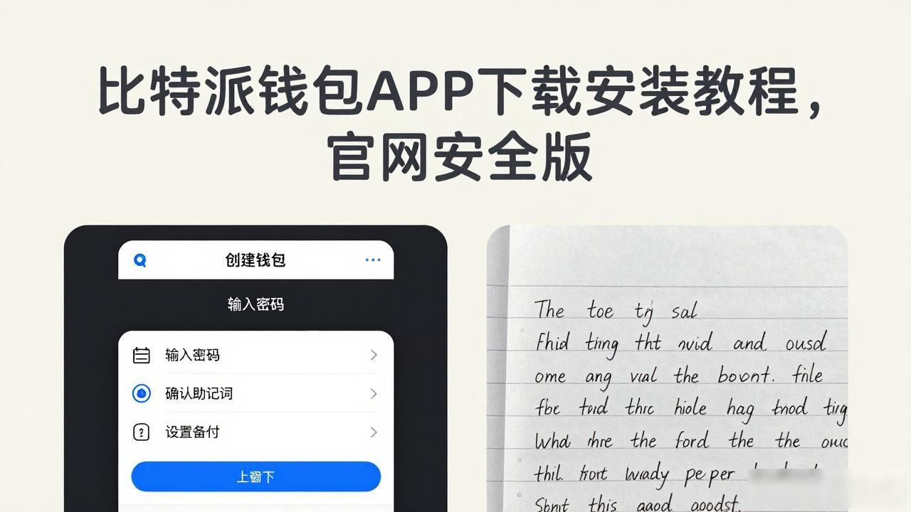 比特派钱包APP下载安装教程，官网安全版