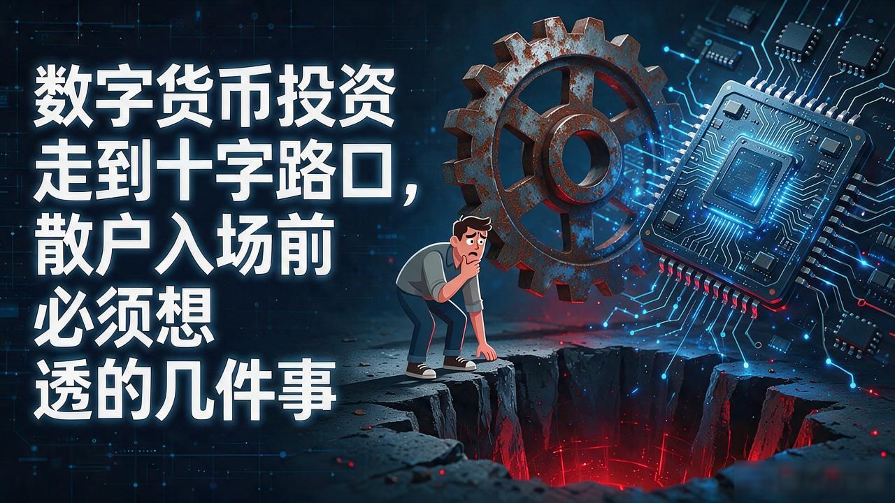 数字货币投资走到十字路口，散户入场前必须想透的几件事