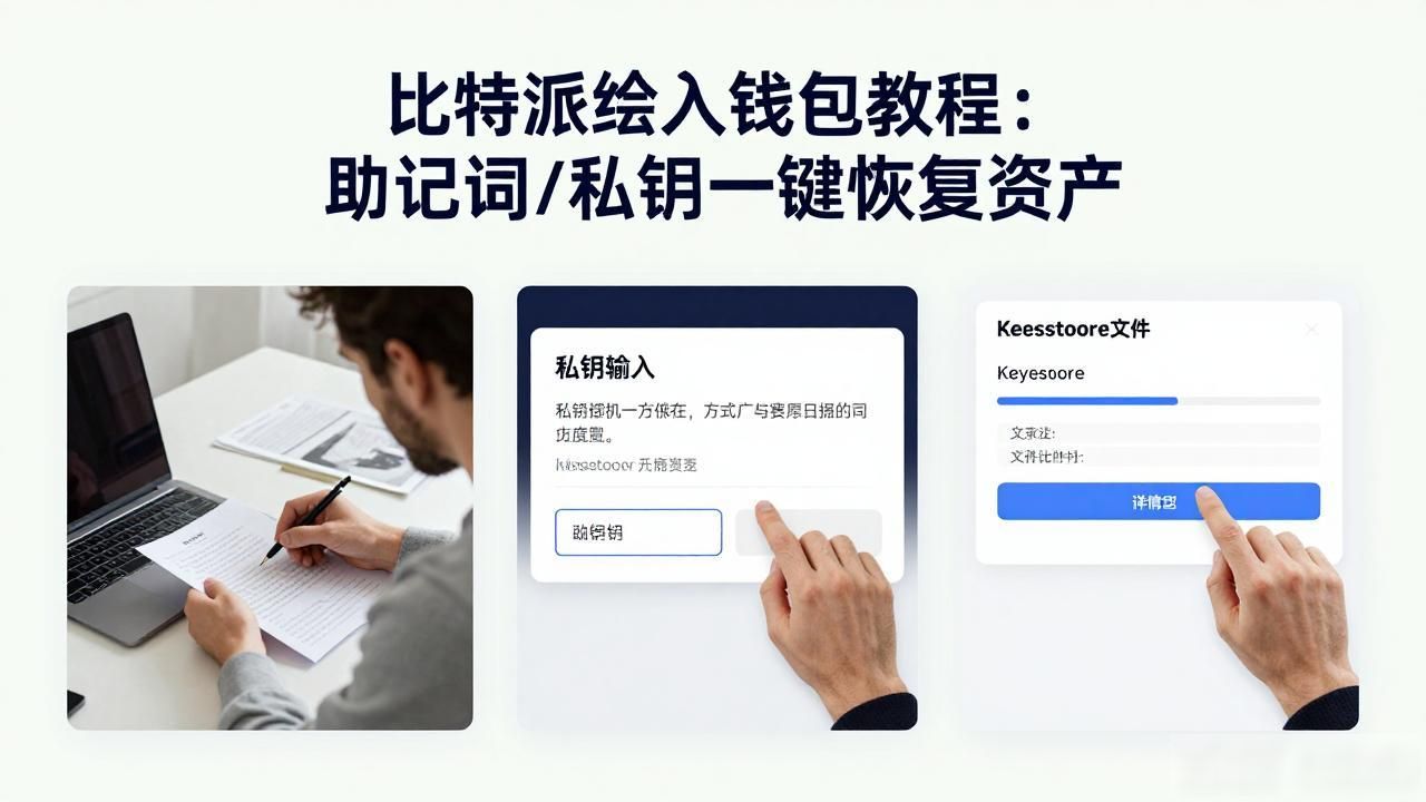 比特派导入钱包教程：助记词/私钥一键恢复资产