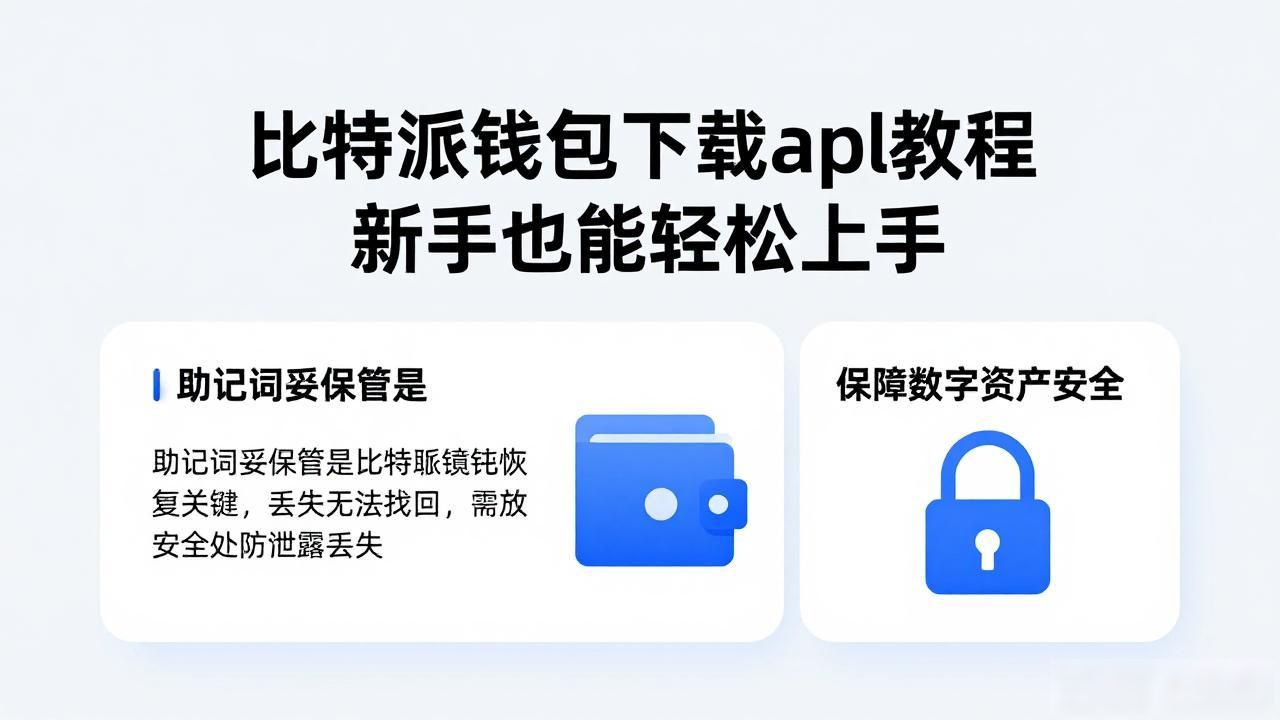 比特派钱包下载apl教程 新手也能轻松上手
