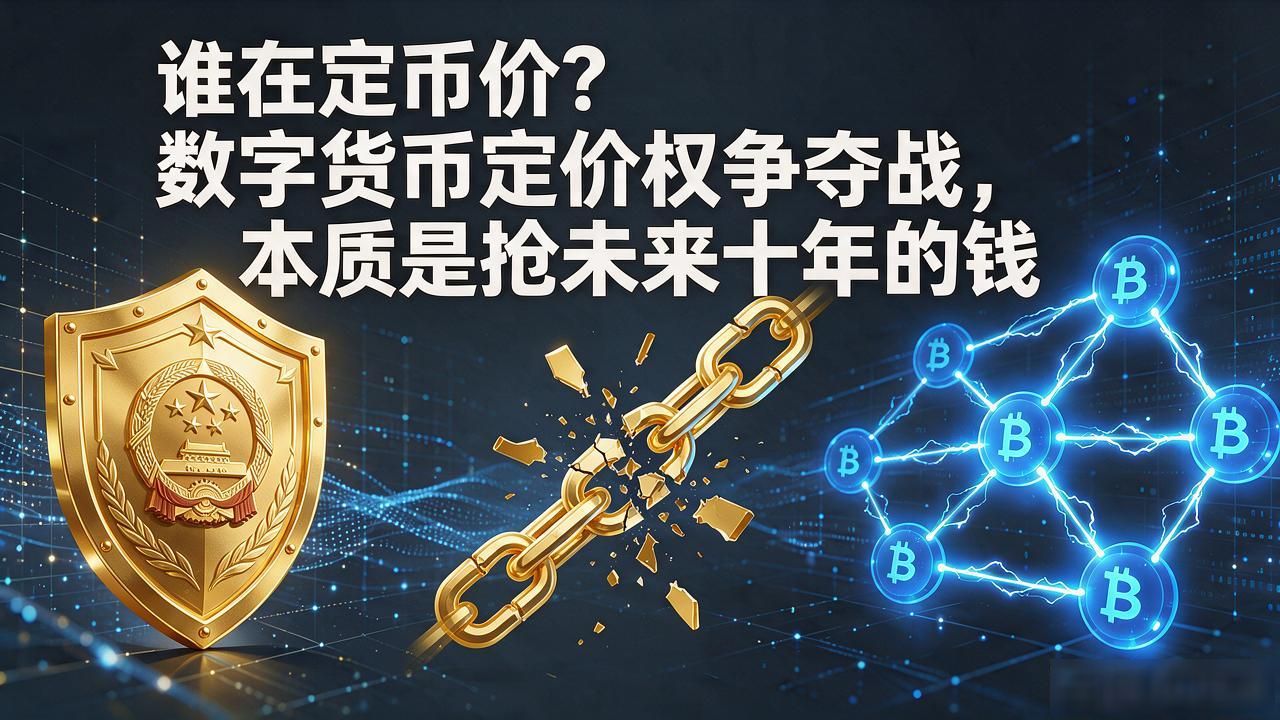 谁在定币价？数字货币定价权争夺战，本质是抢未来十年的钱