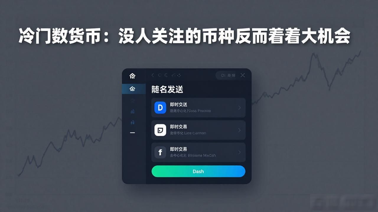 冷门数字货币：没人关注的币种反而藏着大机会