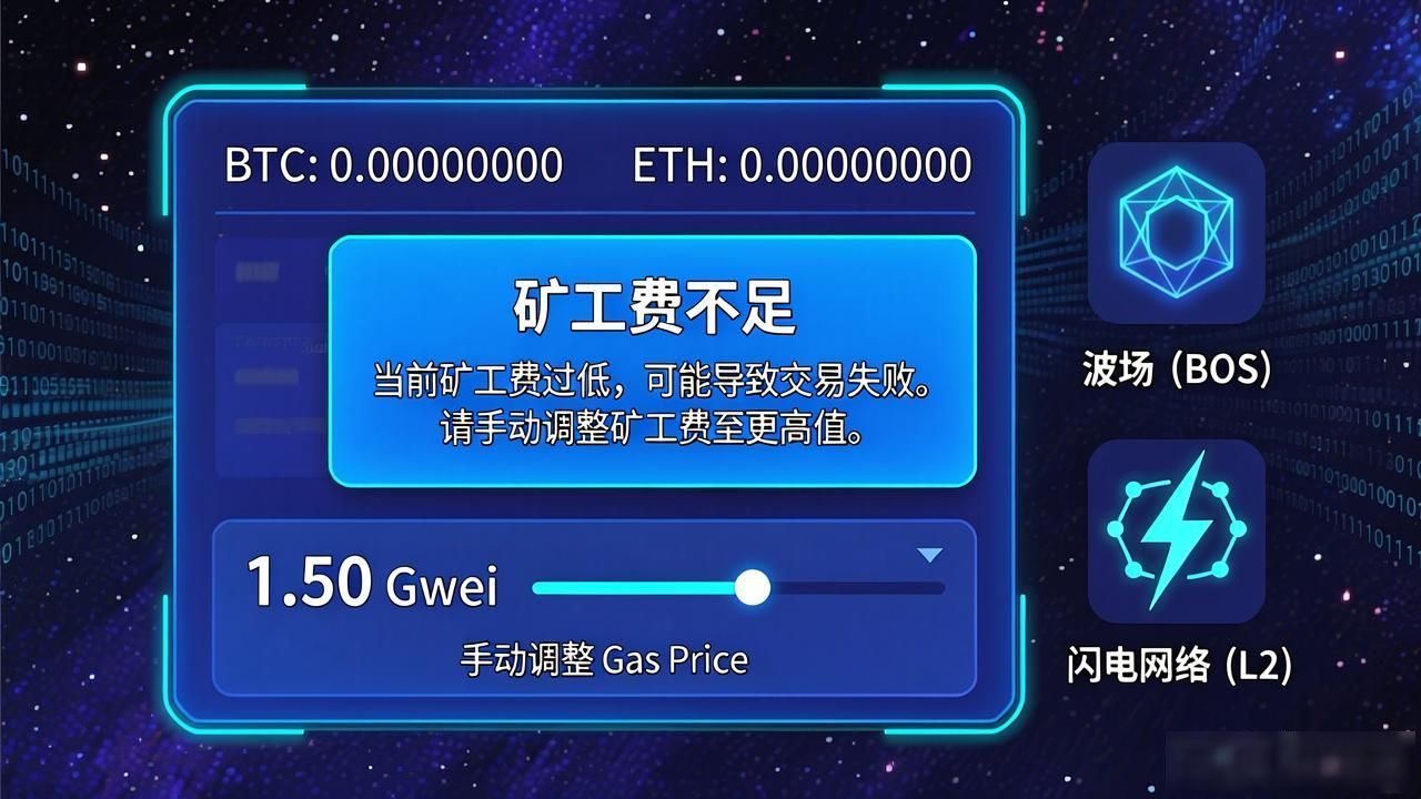 数字钱包矿工费不足_比特派钱包旷工费不足_比特派钱包矿工费问题
