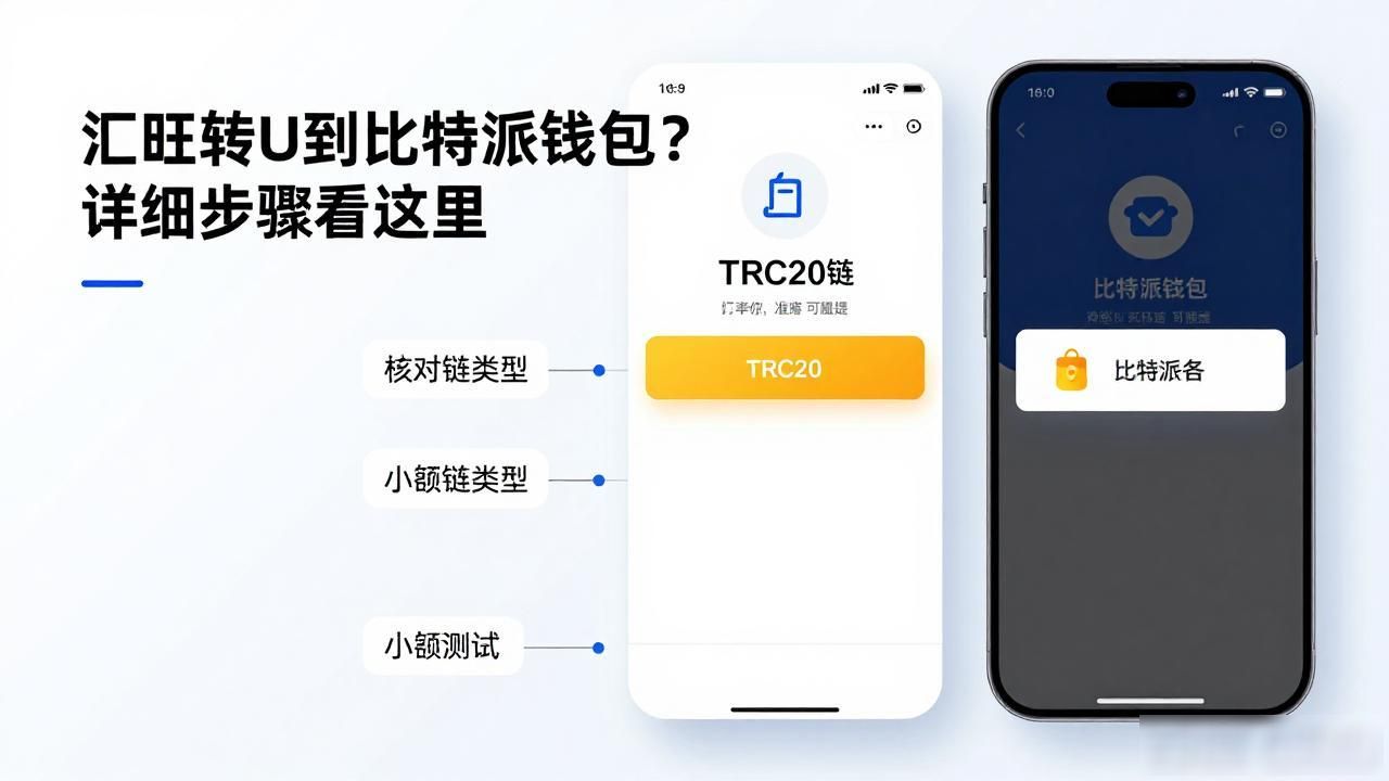 汇旺转U到比特派钱包？详细步骤看这里