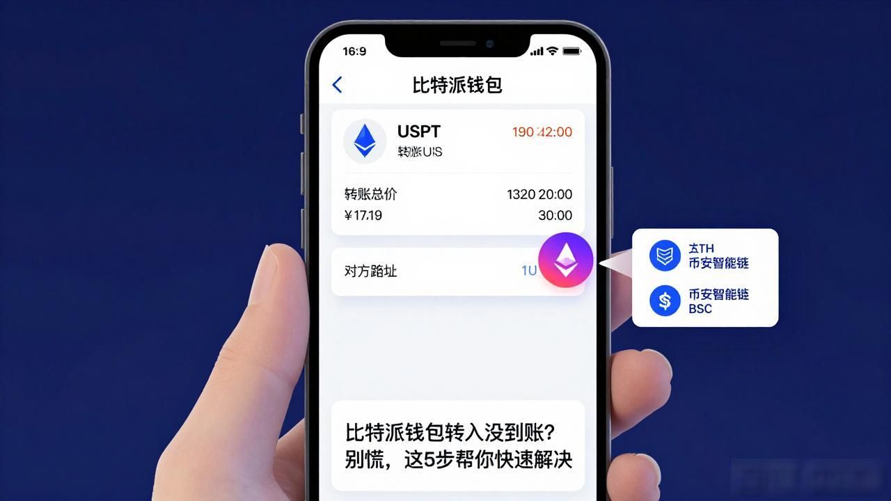 比特派钱包转入没到账？别慌，这5步帮你快速解决