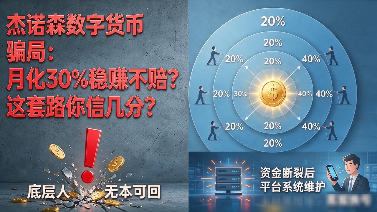 杰诺森数字货币骗局_空气币套壳传销_杰诺森数字货币骗局
