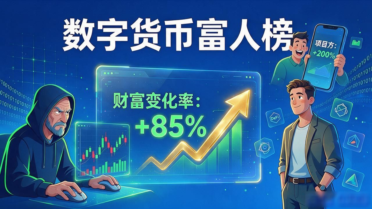 2026数字货币富人榜更新：币圈巨富的财富密码到底藏在哪里
