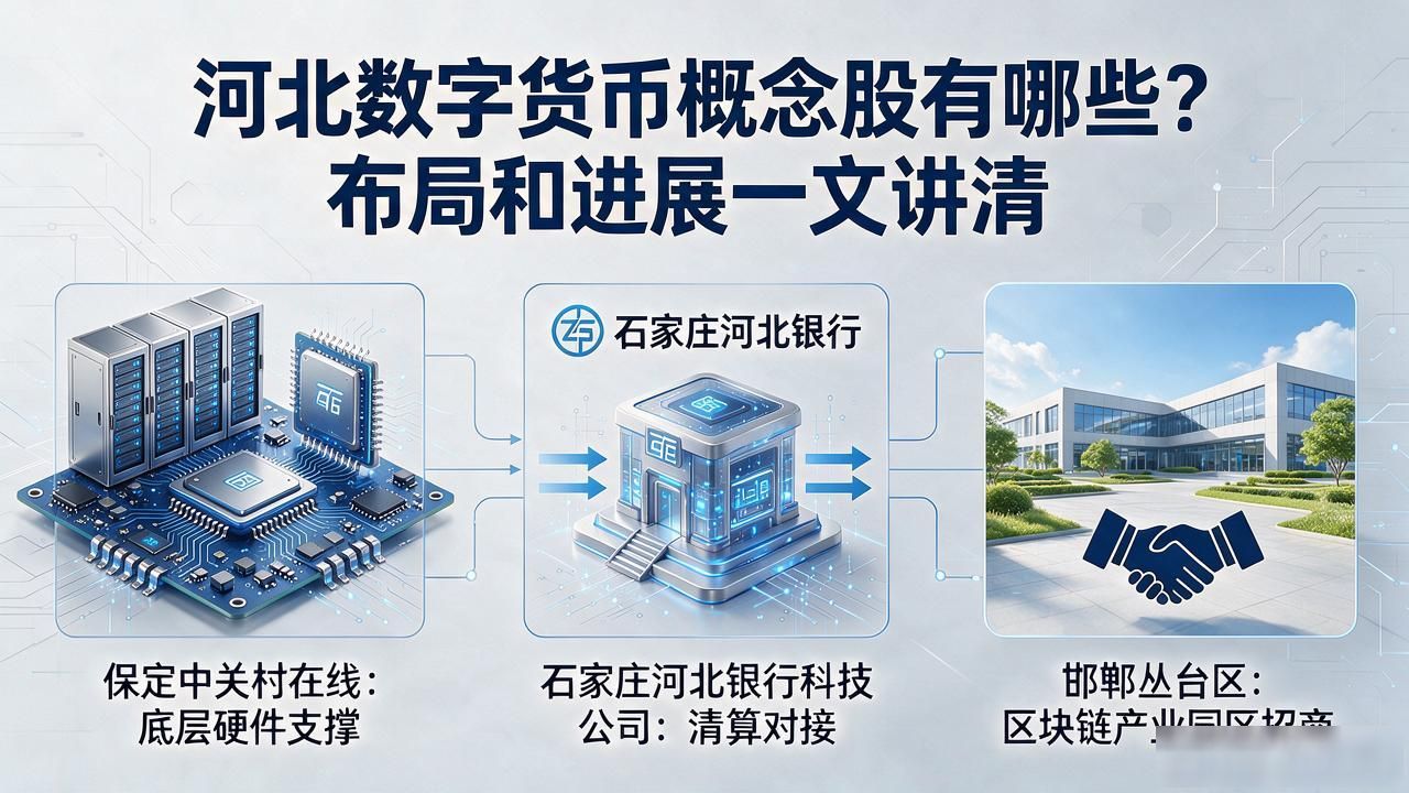 河北数字货币概念股有哪些？布局和进展一文讲清