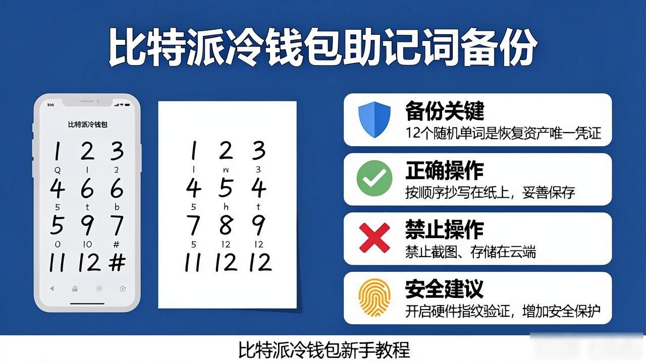 比特派手机冷钱包怎么用？新手超详细图文教程