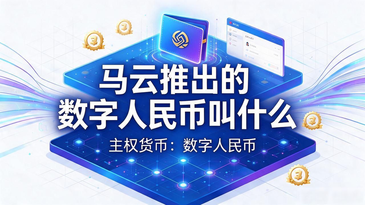 马云推出的数字人民币叫什么