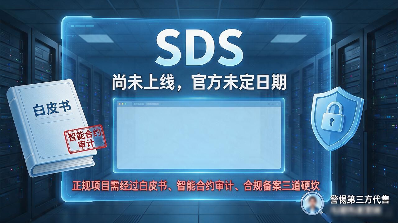 sds数字货币什么时候上线？官方没定日期，重点盯这三样