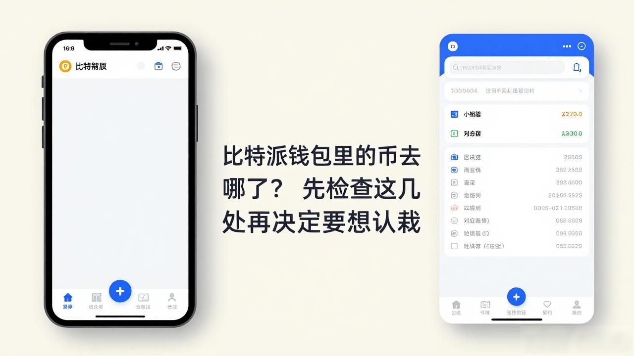 比特派钱包里的币去哪了？别慌，先检查这几处再决定要不要认栽