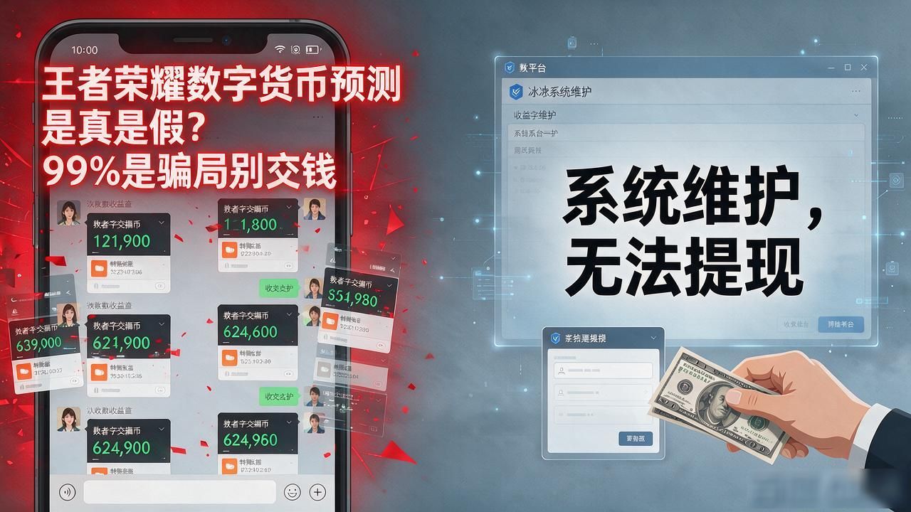 王者荣耀数字货币预测骗局_王者荣耀空气币杀猪盘手法_王者荣耀数字货币预测