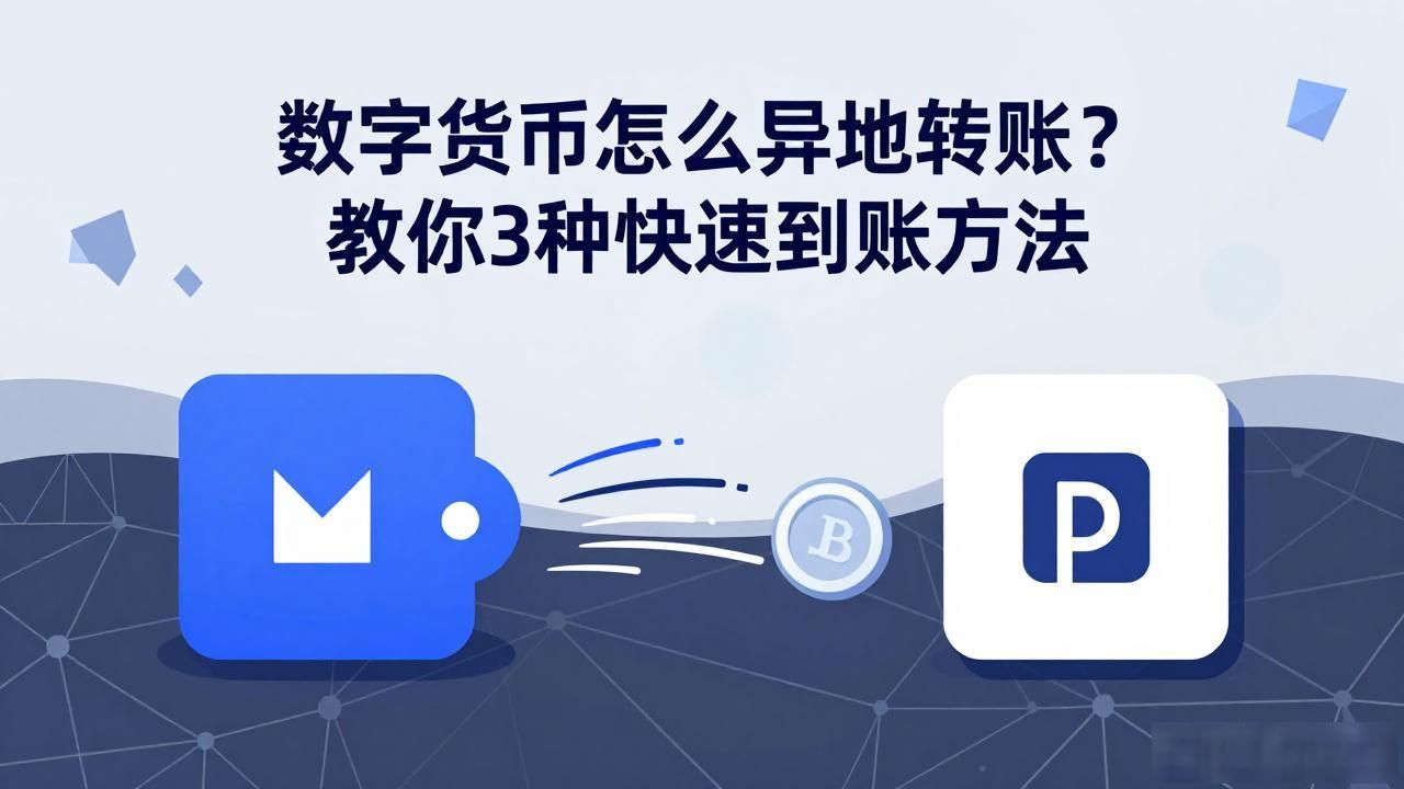 数字货币怎么异地转账？教你3种快速到账方法