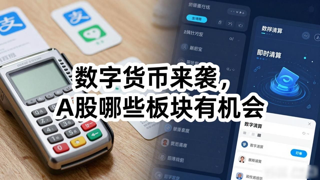 数字货币来袭，A股哪些板块有机会