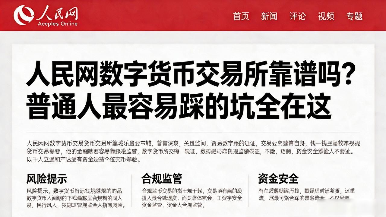 人民网数字货币骗局_人民网数字货币交易所_人民网数字资产中心诈骗