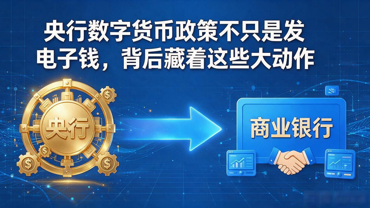 央行数字货币政策不只是发电子钱，背后藏着这些大动作