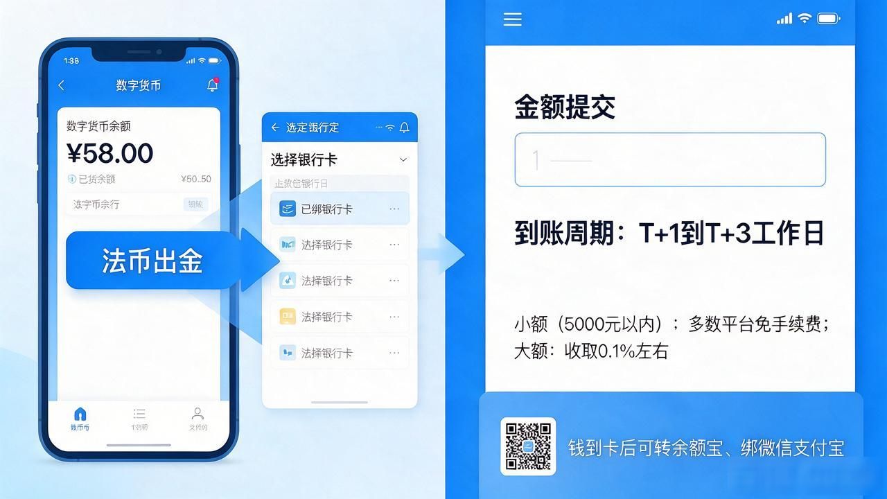 手里的币怎么花出去？数字货币改支付从出金到到账全走一遍