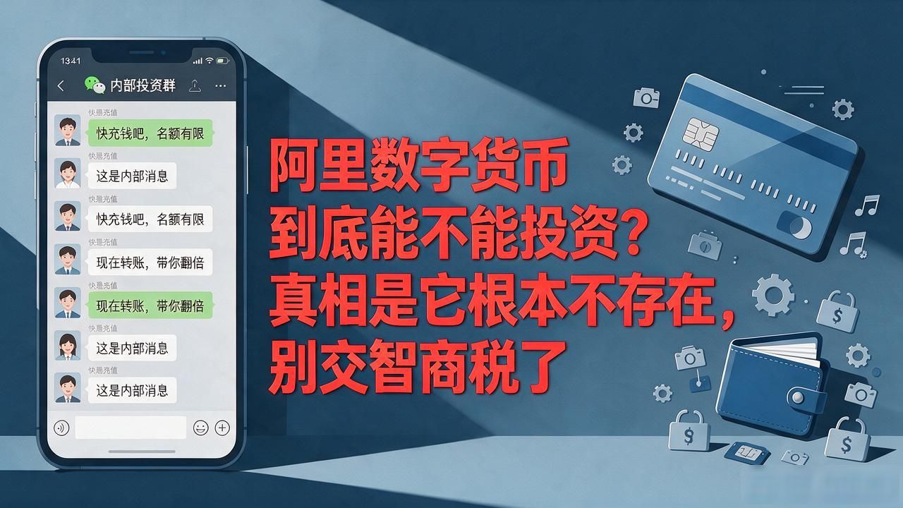 阿里数字货币到底能不能投资？真相是它根本不存在，别交智商税了