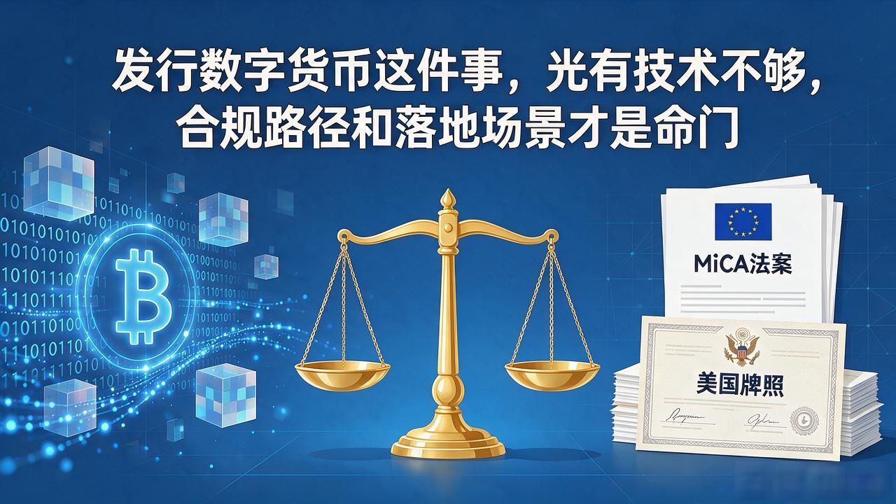 发行数字货币这件事，光有技术不够，合规路径和落地场景才是命门