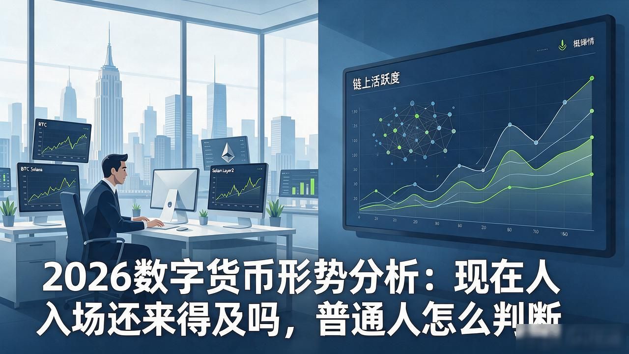 2026数字货币形势分析：现在入场还来得及吗，普通人怎么判断