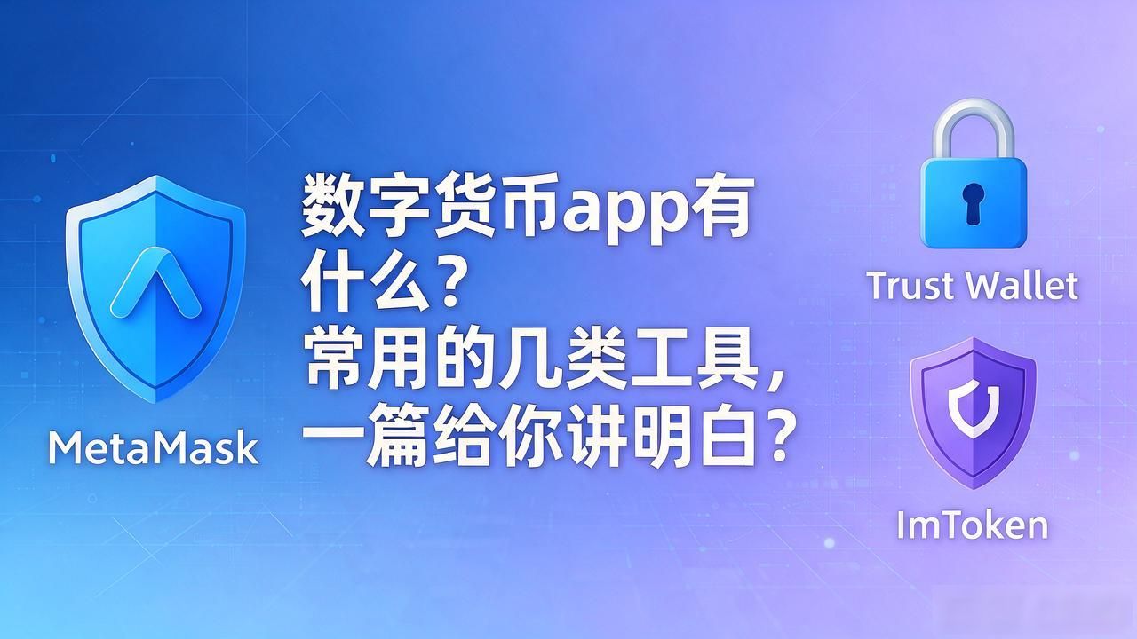 数字货币app有什么？常用的几类工具，一篇给你讲明白