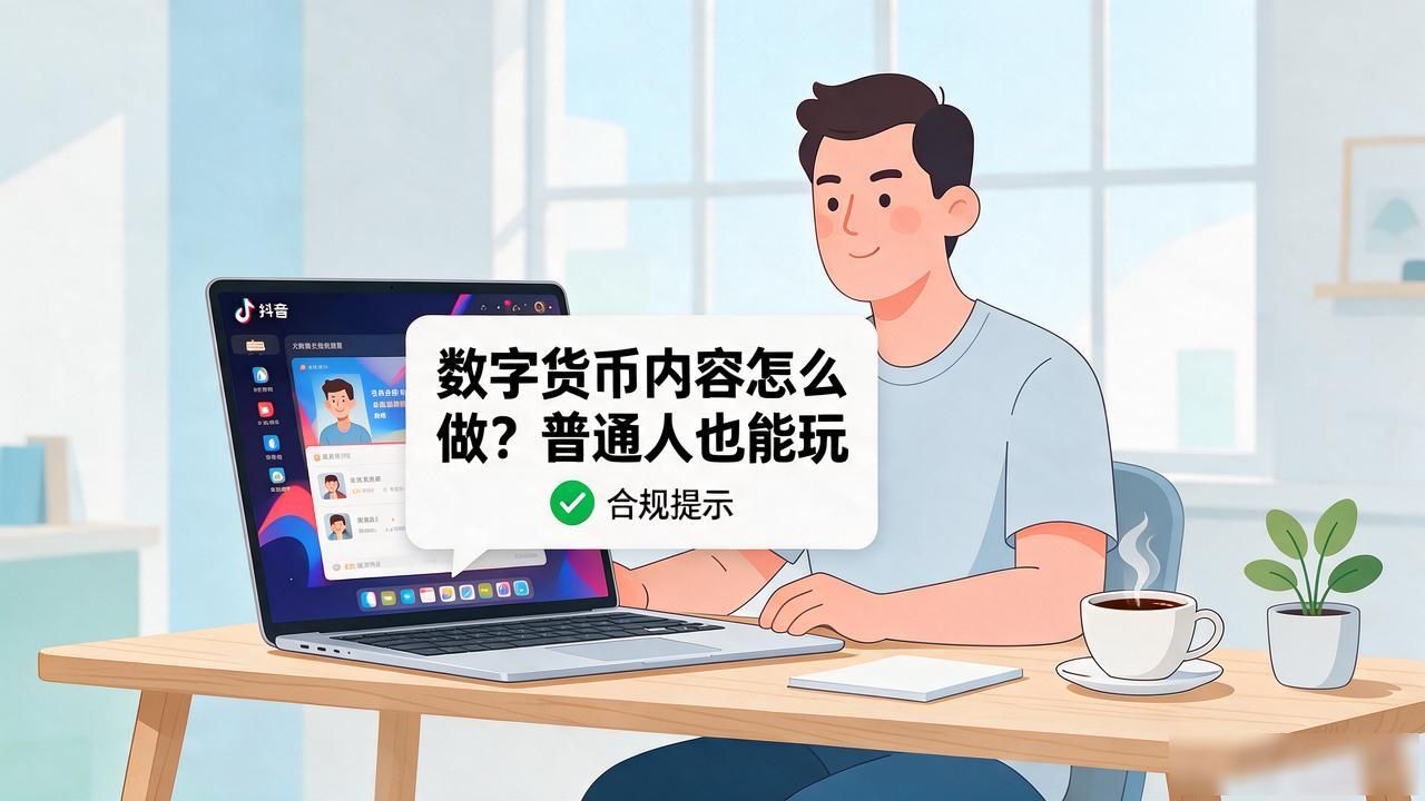 抖音数字货币内容怎么做？普通人也能玩