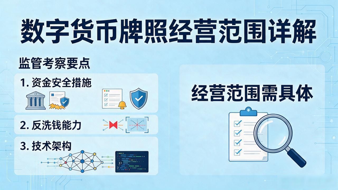 数字货币牌照经营范围详解