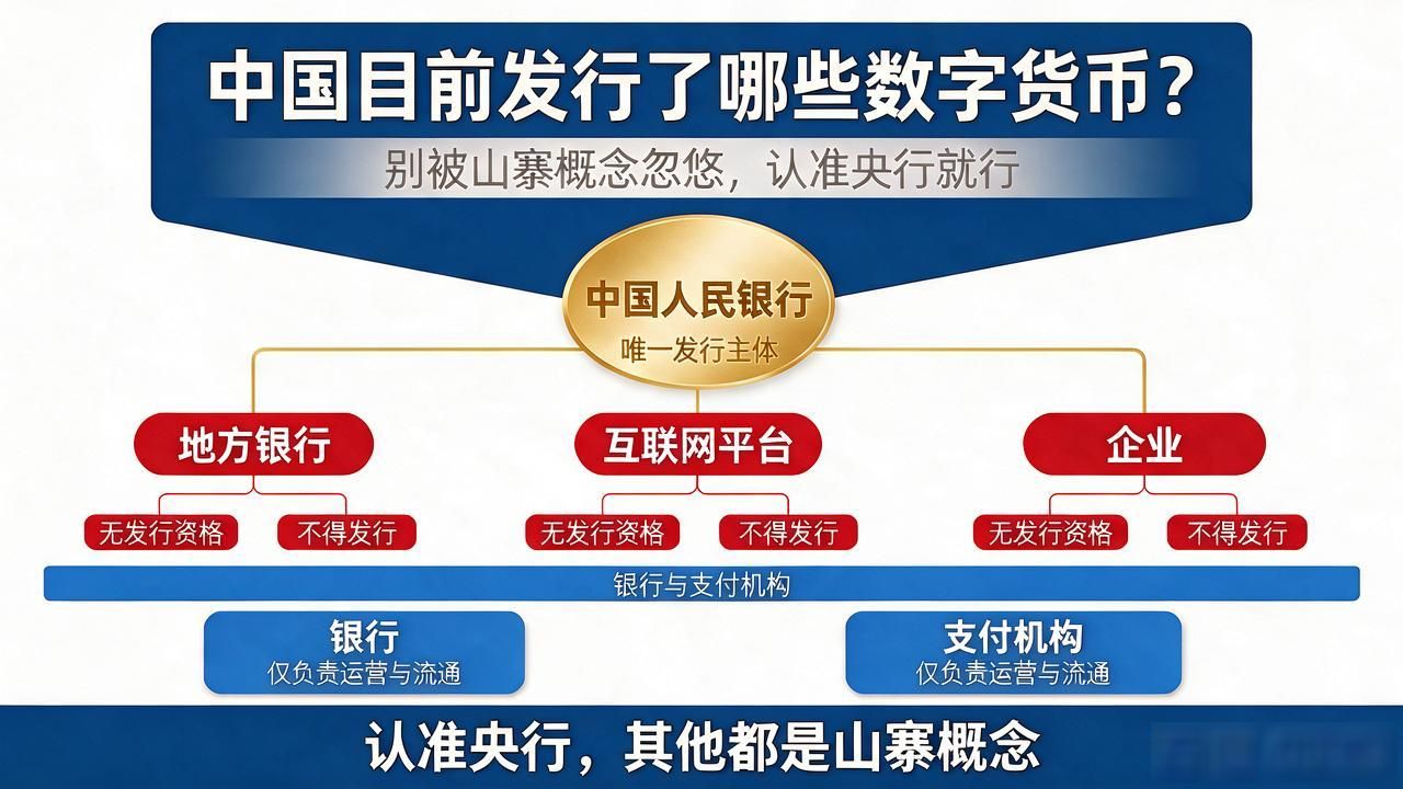 中国目前发行了哪些数字货币？别被山寨概念忽悠，认准央行就行
