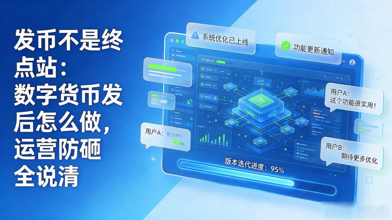 发币不是终点站：数字货币发币后怎么做，运营防砸全说清