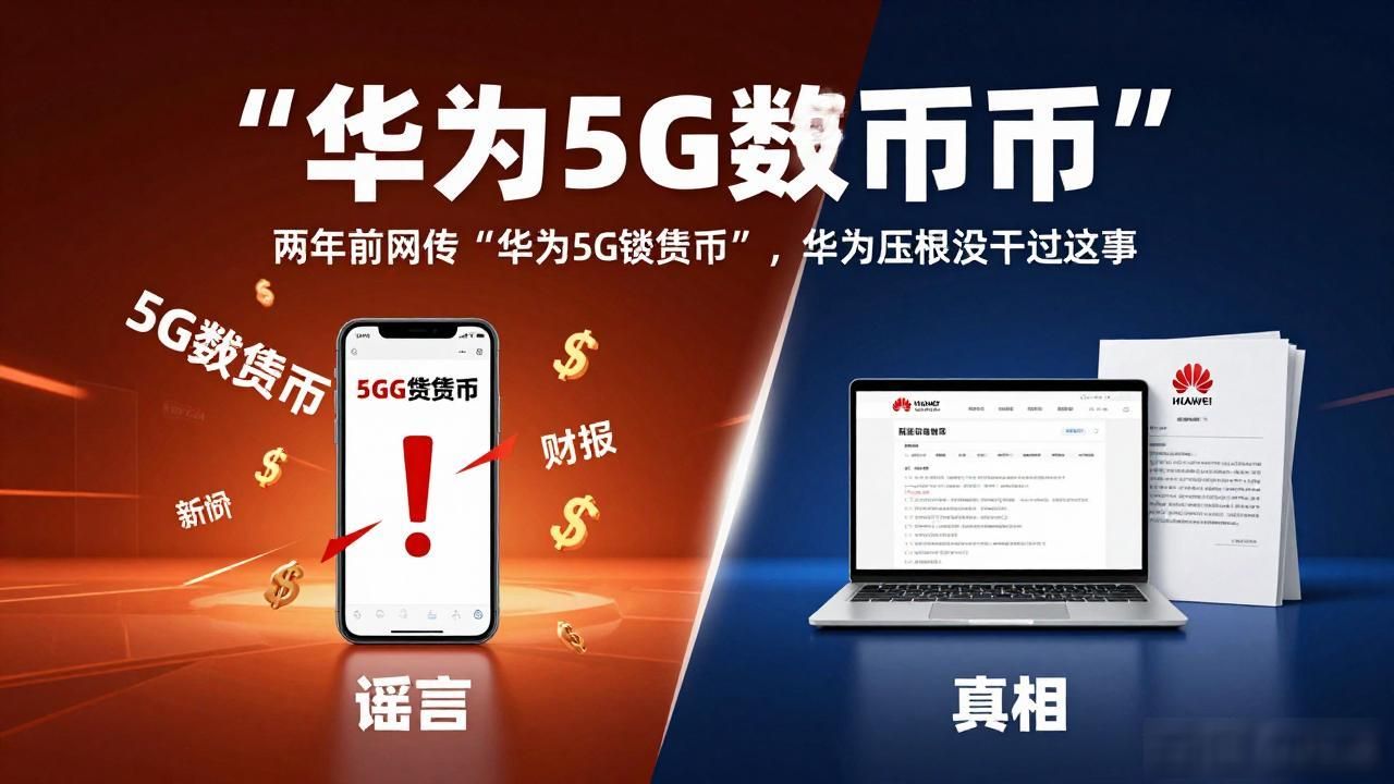 两年前网传"华为5G数字货币"，华为压根没干过这事