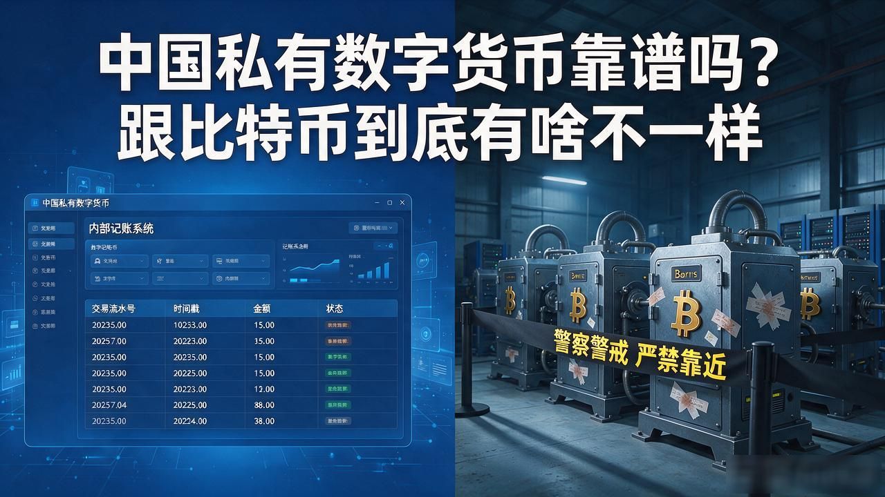 中国私有数字货币靠谱吗？跟比特币到底有啥不一样