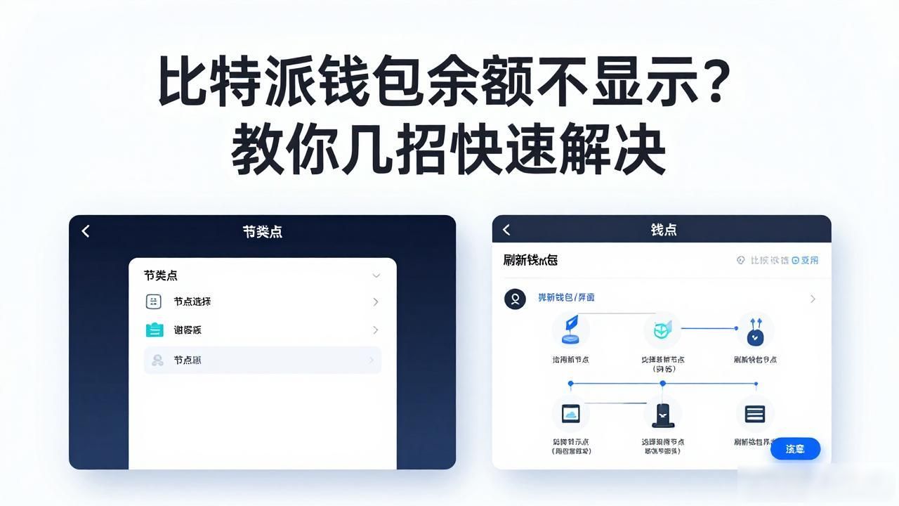 比特派钱包余额不显示？教你几招快速解决