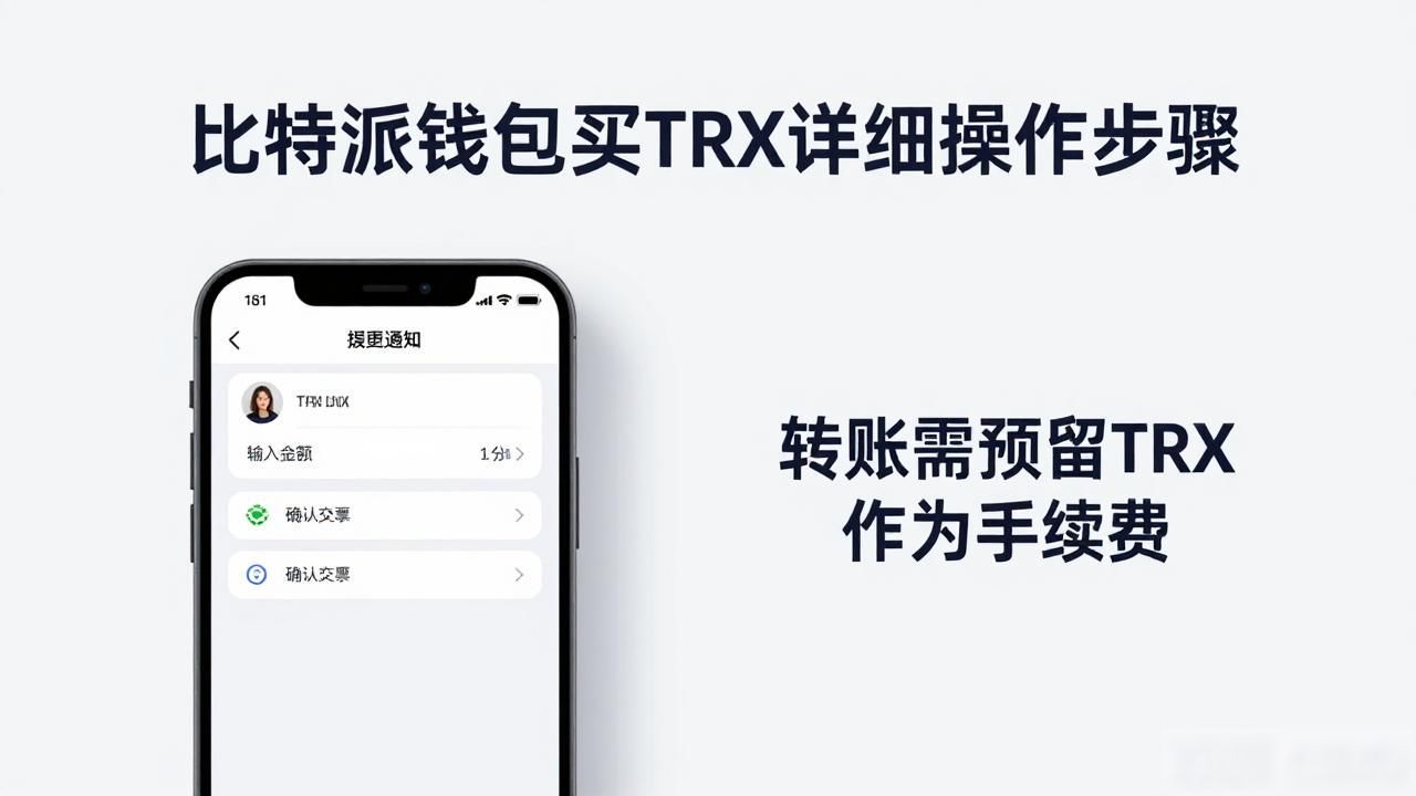 比特派钱包买TRX详细操作步骤
