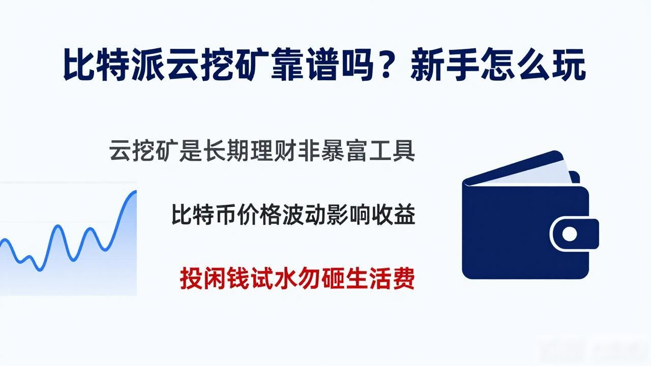 比特派云挖矿靠谱吗？新手怎么玩