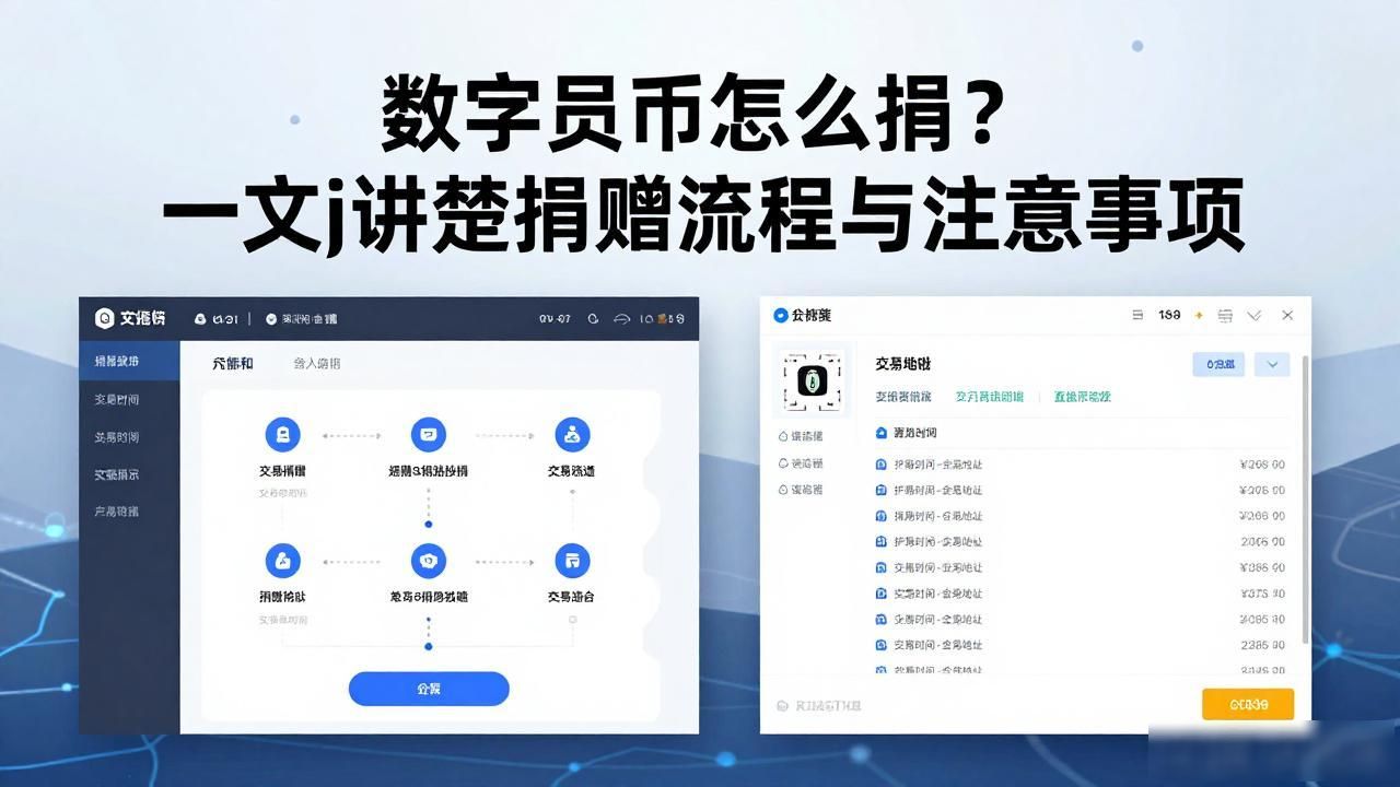 数字货币怎么捐？一文讲清楚捐赠流程与注意事项