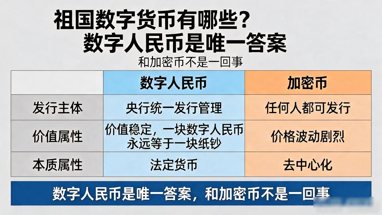 数字人民币和比特币的区别_祖国数字货币有哪些_数字人民币试点城市名单