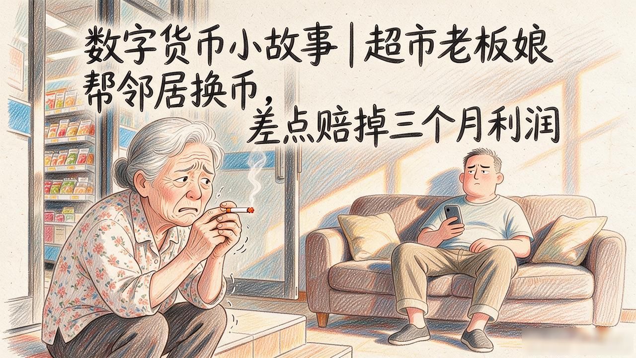 县城小超市 数字货币骗局 警惕扫码转账_数字货币小故事
