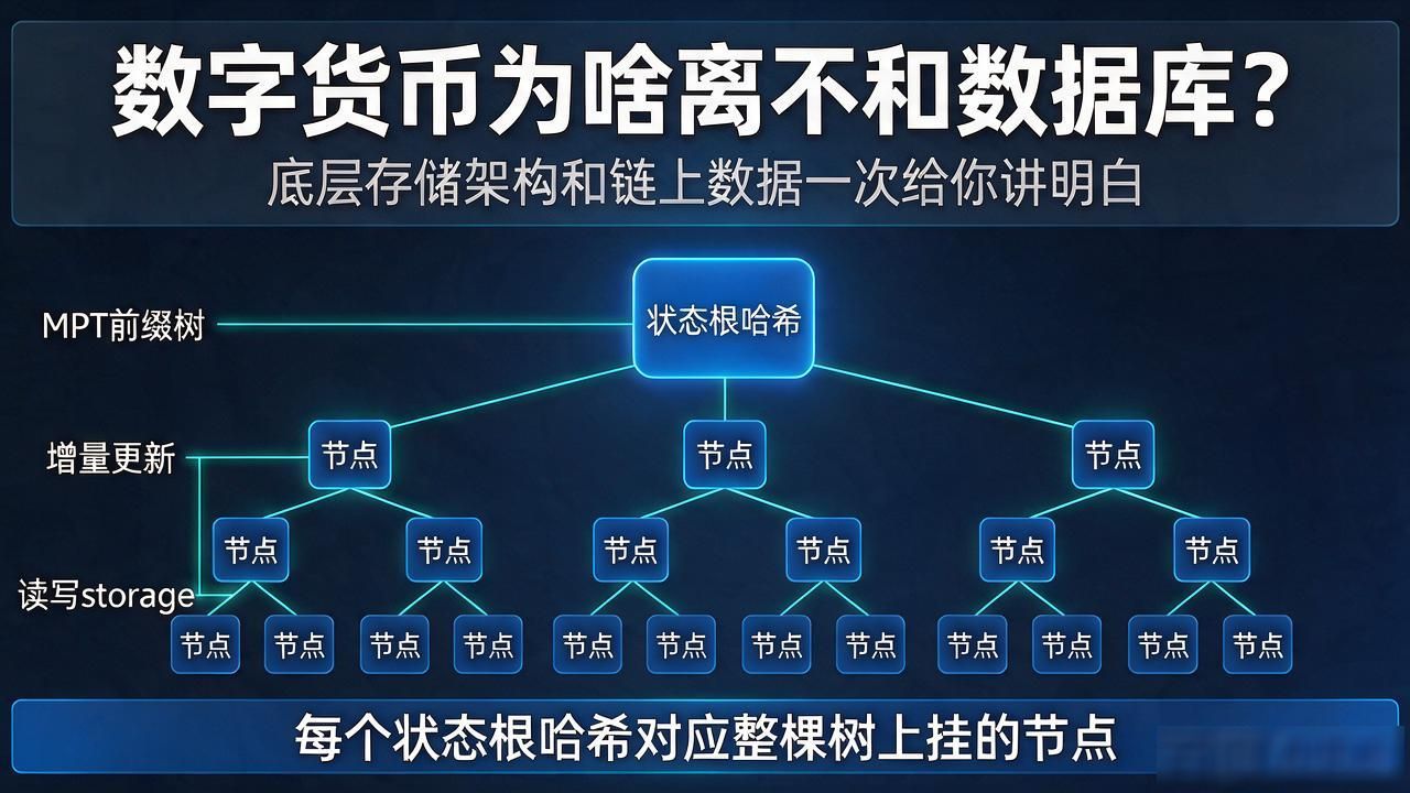 数字货币为啥离不开数据库？底层存储架构和链上数据一次给你讲明白