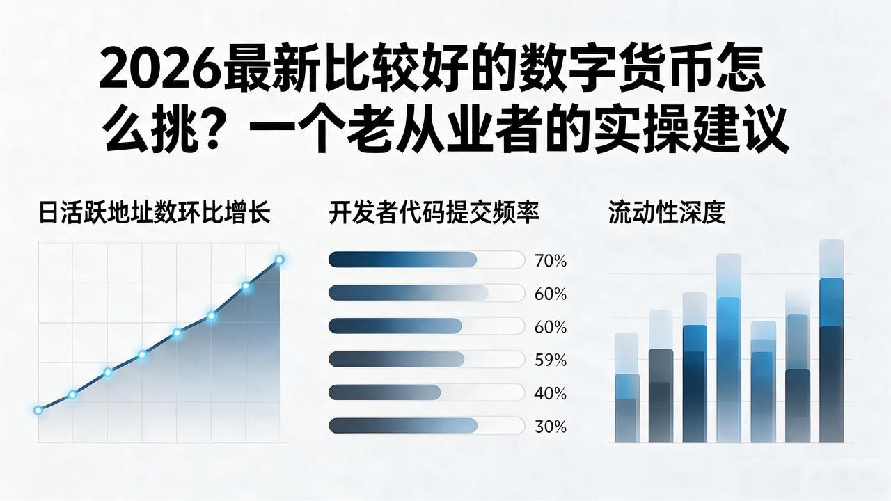 2026最新比较好的数字货币怎么挑？一个老从业者的实操建议